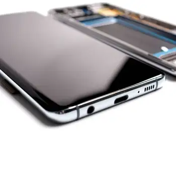  Super AMOLED Samsung Galaxy S10 S10e S10 PLUS SM-G970 G973 G975 LCD Displejs, Touch Screen Ar Rāmi SamsungS10