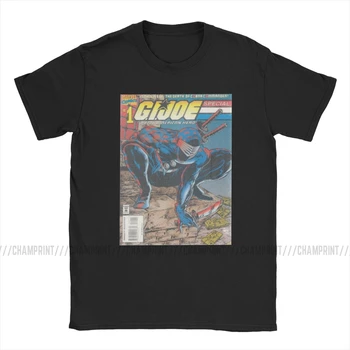  Smieklīgi G. I. Joe T-Krekls Vīriešiem Apaļu Kakla Kokvilnas T Krekls Karikatūra Grand Retro Classic 80.gadu Amerikāņu Varonis Īsām Piedurknēm Tee Kreklu Pieaugušo