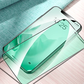  Acis Aizsardzības Stiklu iPhone 12 Pro Max Mini Stikla Pilnībā Segtu Screen Protector For iPhone 7 8 plus XR-X XS Rūdīts Stikls