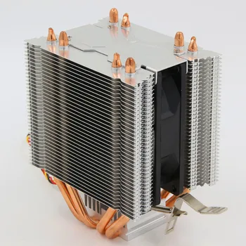  3Pin/4Pin RGB LED CPU Cooler 4-Dual Heatpipe Tornis Ventilators Dzesēšanas Heatsink Radiatoru par LGA 1150/1151/1155/1156/775/1366 X79 X99AMD