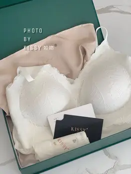  Skūpsts Kissy Veļa, Mežģīnes Siksna Bezvadu Qixi Limited Edition White Ilgi Stila Sexy Tērps Apakšveļa Sievietēm